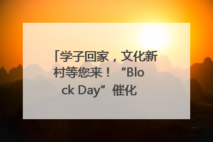 学子回家，文化新村等您来！“Block Day”催化学院式街区新生态